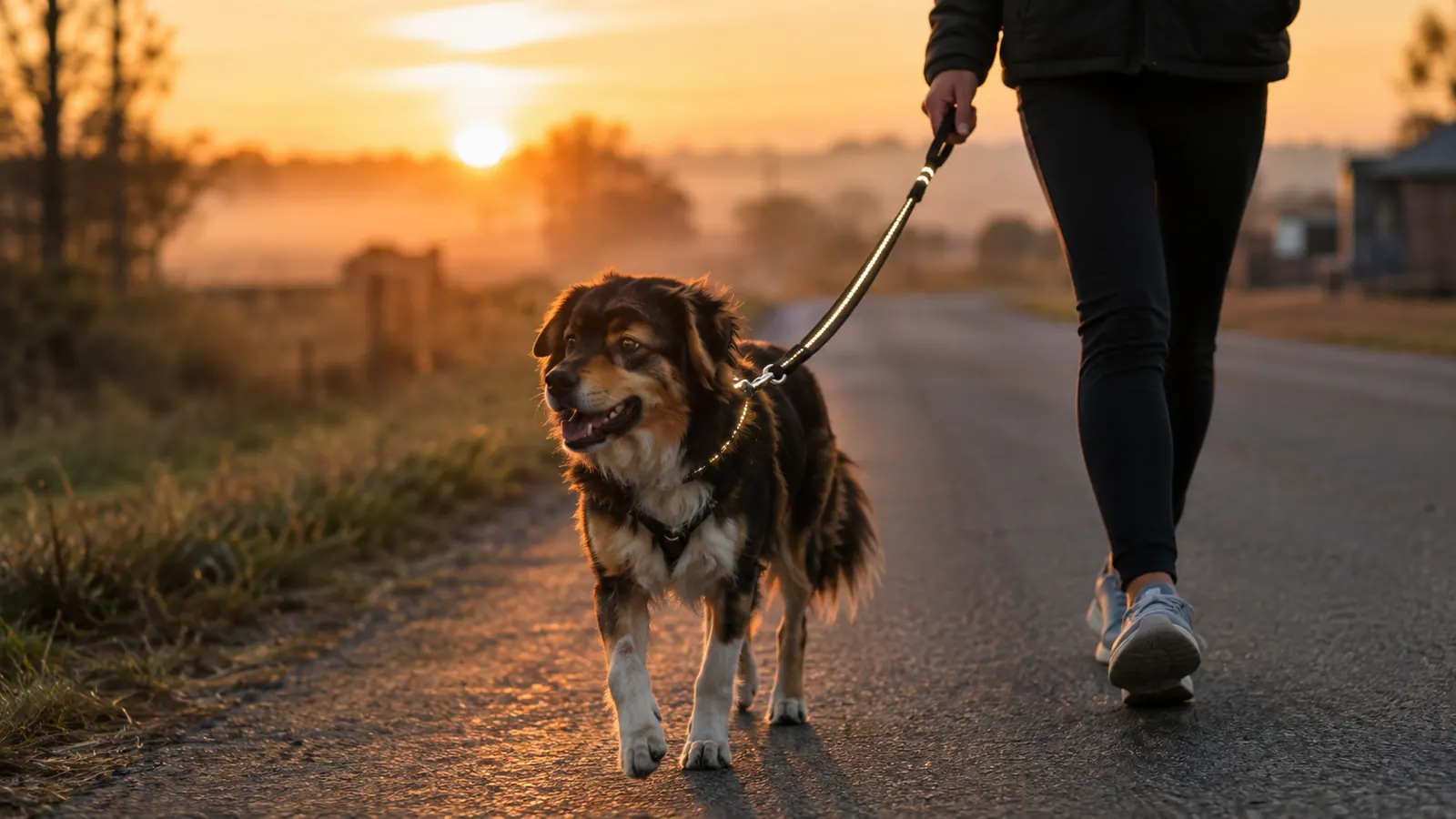 Joytale Reflective Leash Review: Daily Walks, Rain and Dark Mornings